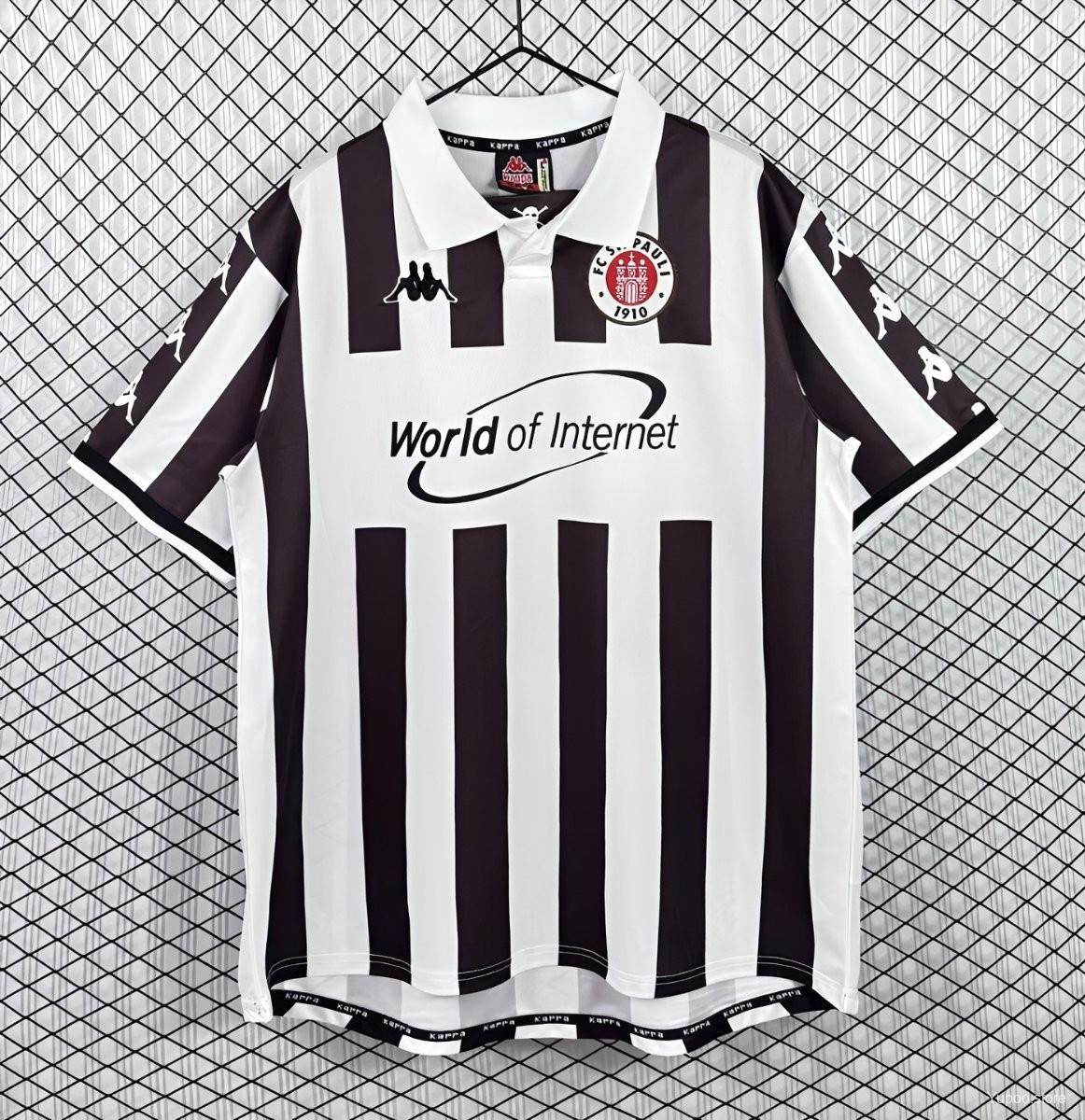 Camiseta de fútbol St. Pauli 2000/01 LOCAL MANGA CORTA VERSION FAN